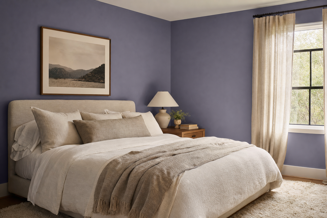 Forget‐Me‐Not by Sherwin-Williams on interiors