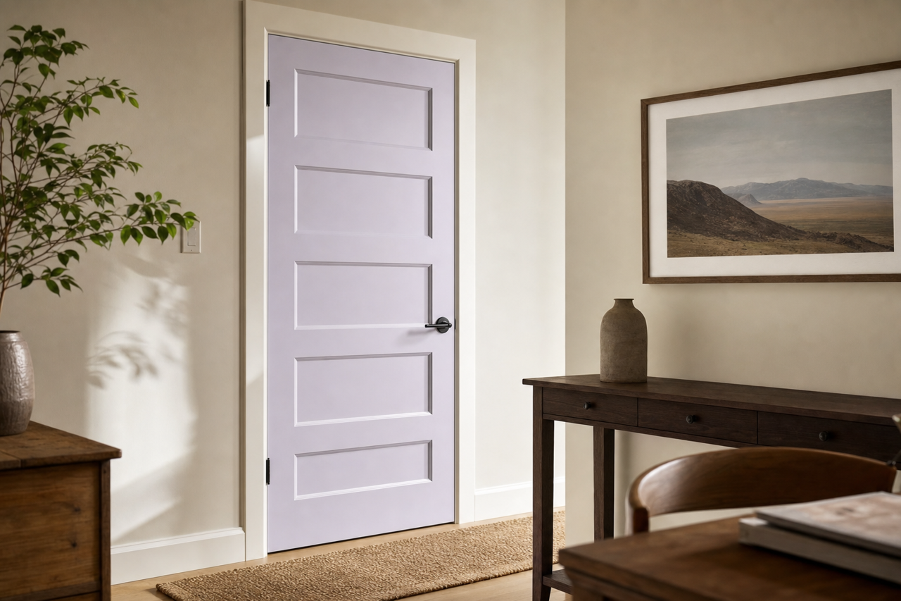 Elation by Sherwin-Williams on interior-doors