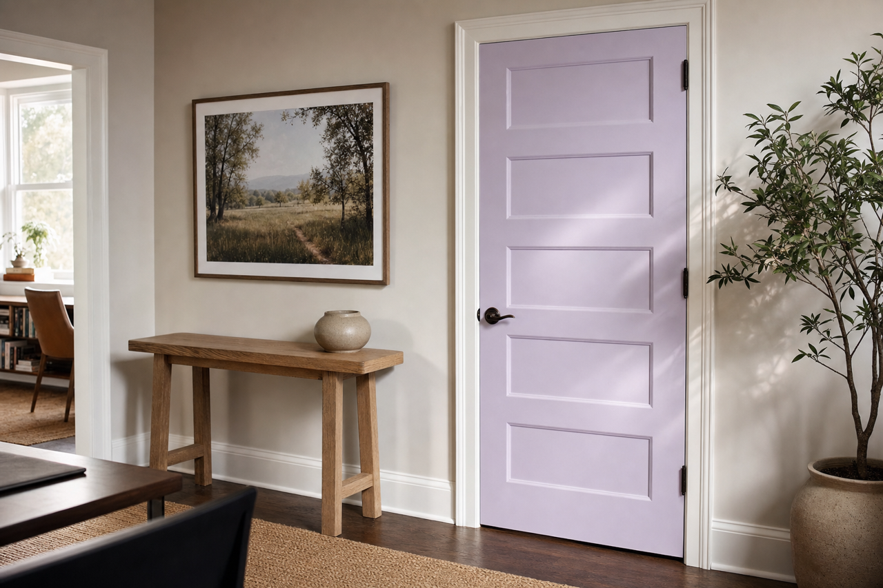 Magical by Sherwin-Williams on interior-doors