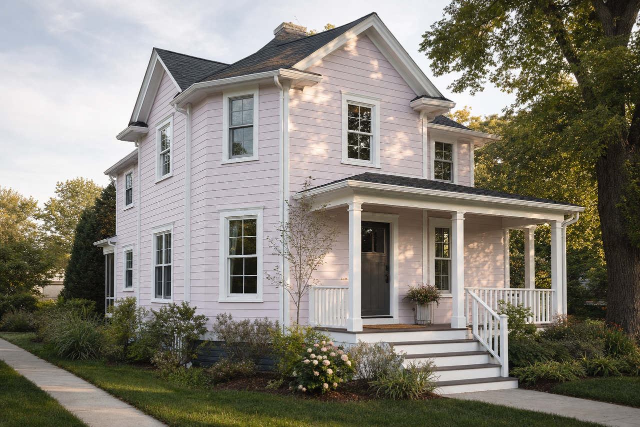 Spangle by Sherwin-Williams on exterior