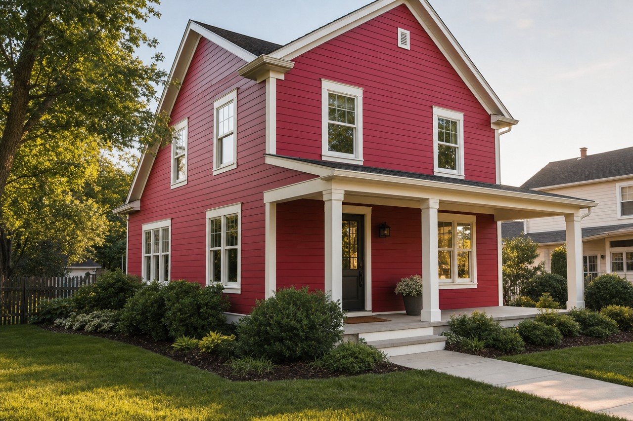 Radish by Sherwin-Williams on exterior