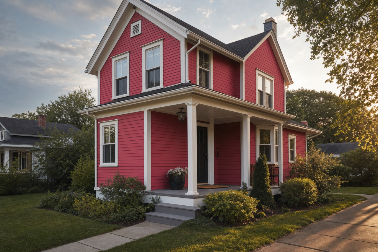 Cherries Jubilee by Sherwin-Williams on exterior