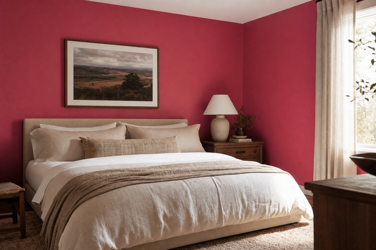Cherries Jubilee by Sherwin-Williams on interiors