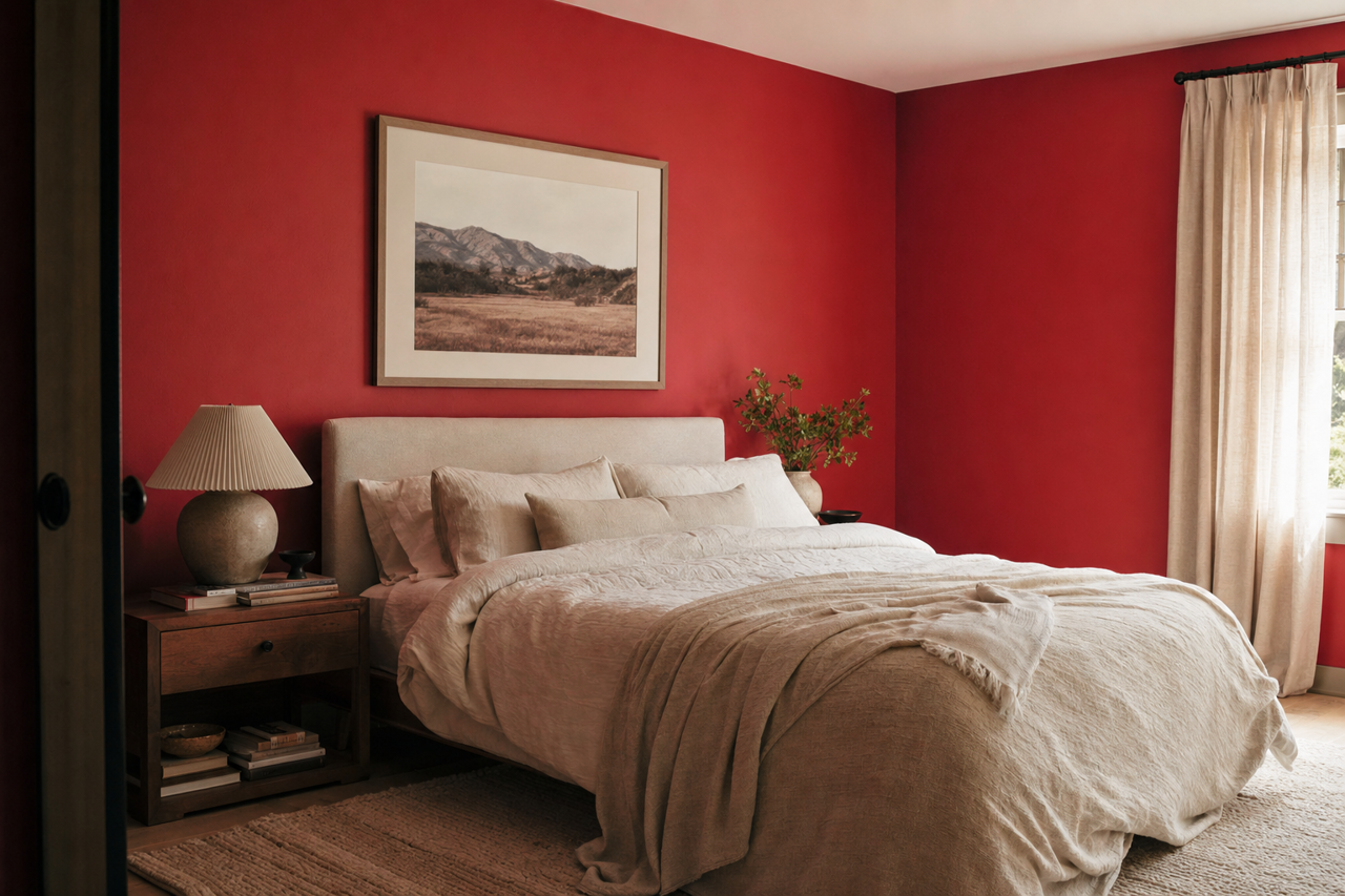 Heartthrob by Sherwin-Williams on interiors
