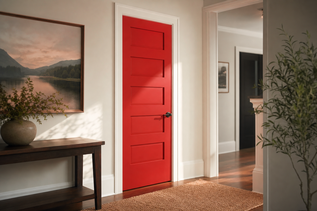 Stop by Sherwin-Williams on interior-doors