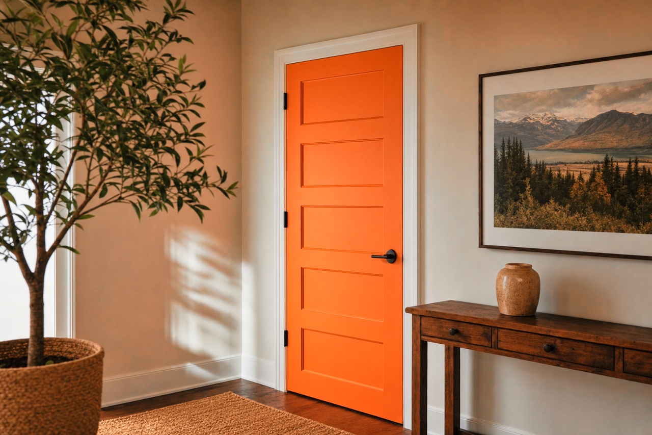 Invigorate by Sherwin-Williams on interior-doors