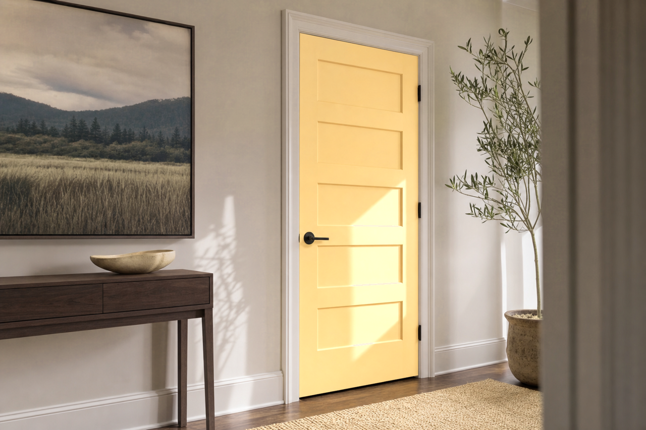 Solé by Sherwin-Williams on interior-doors