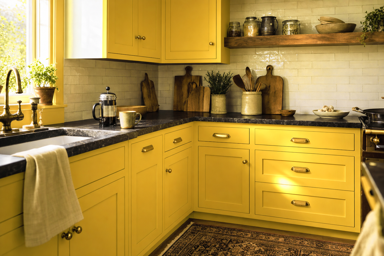 Eye Catching by Sherwin-Williams on cabinets