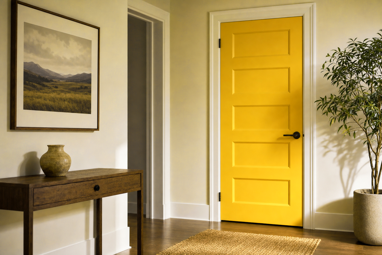 Eye Catching by Sherwin-Williams on interior-doors