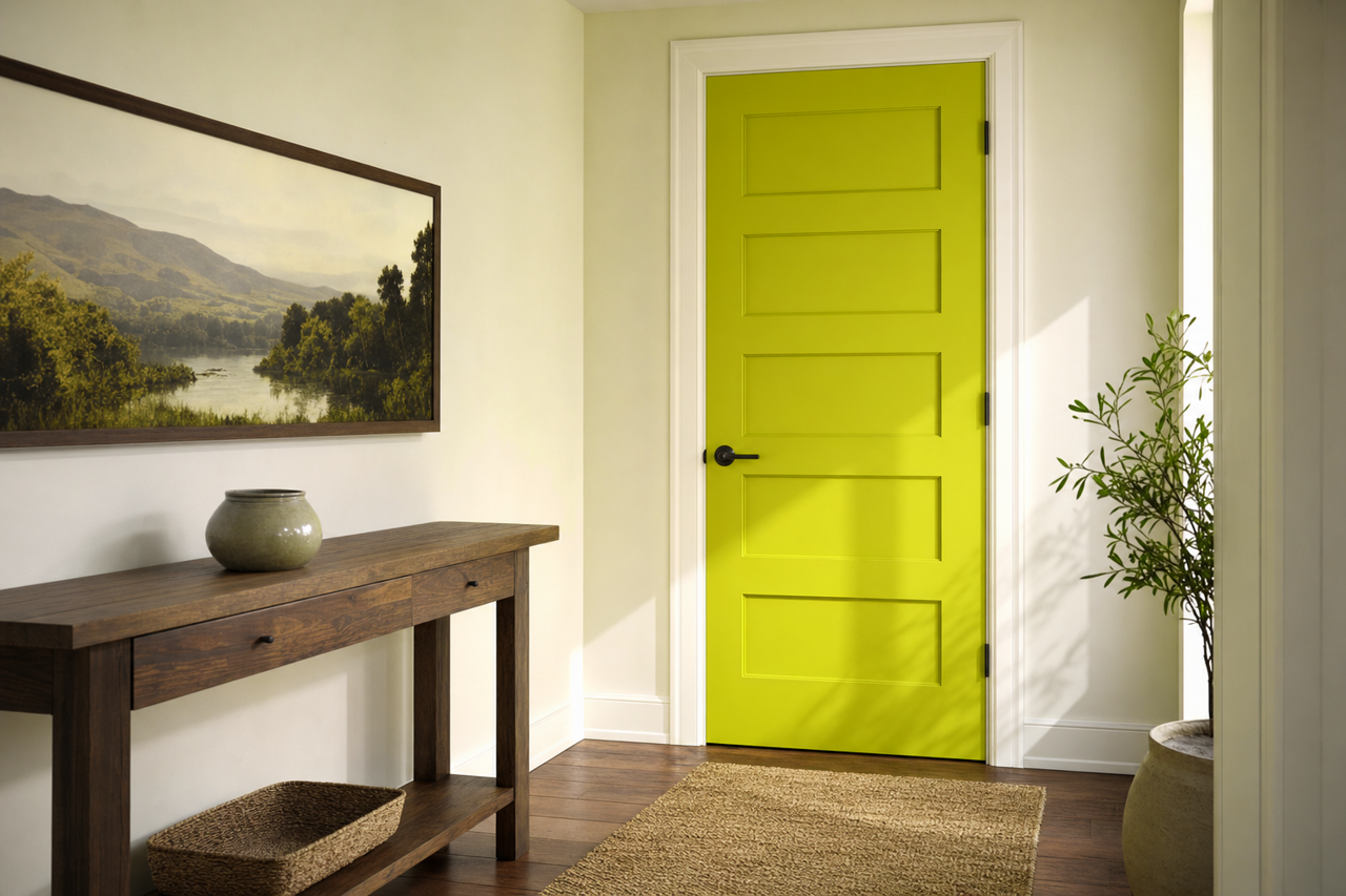 Center Stage by Sherwin-Williams on interior-doors
