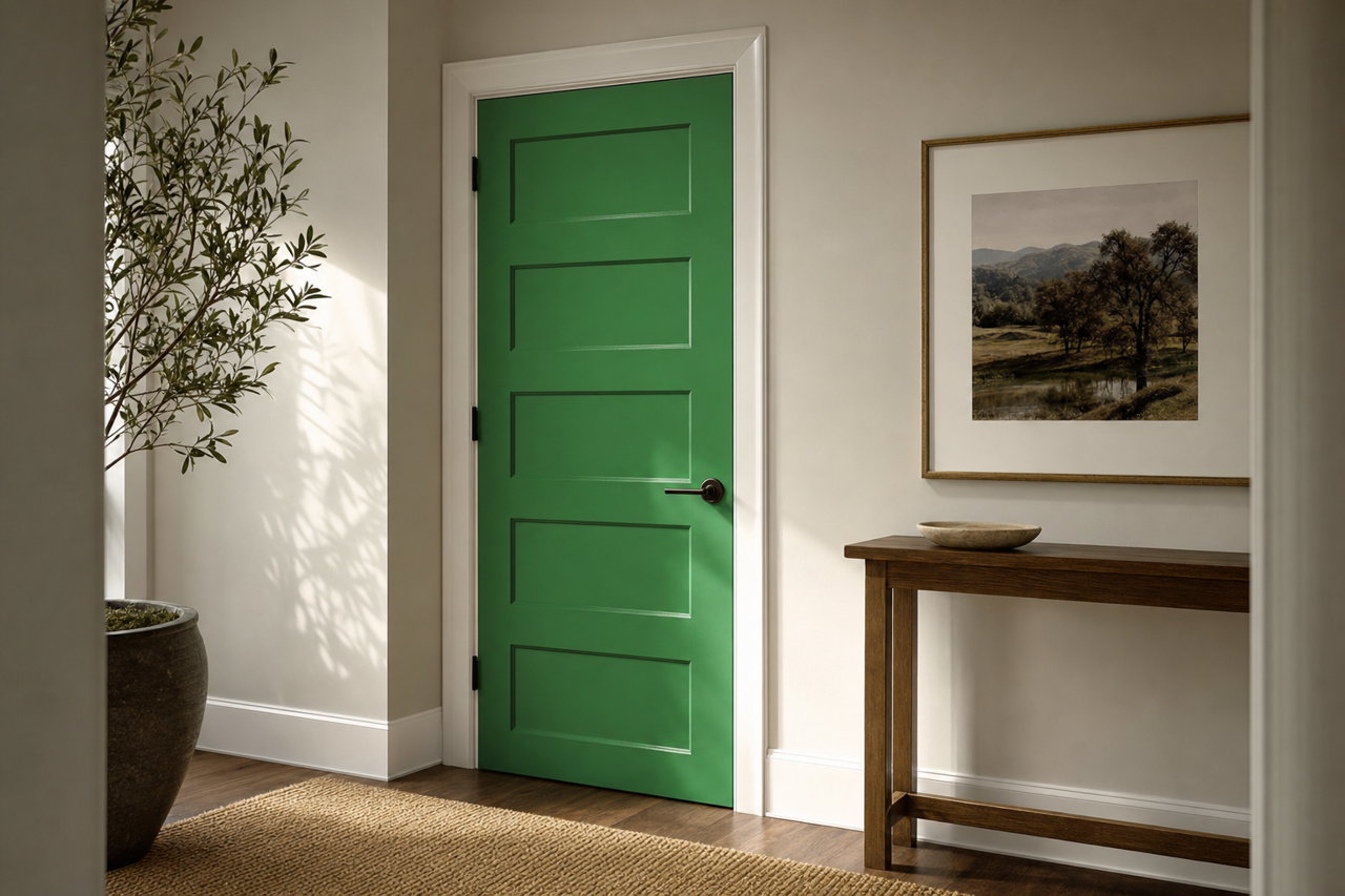 Envy by Sherwin-Williams on interior-doors