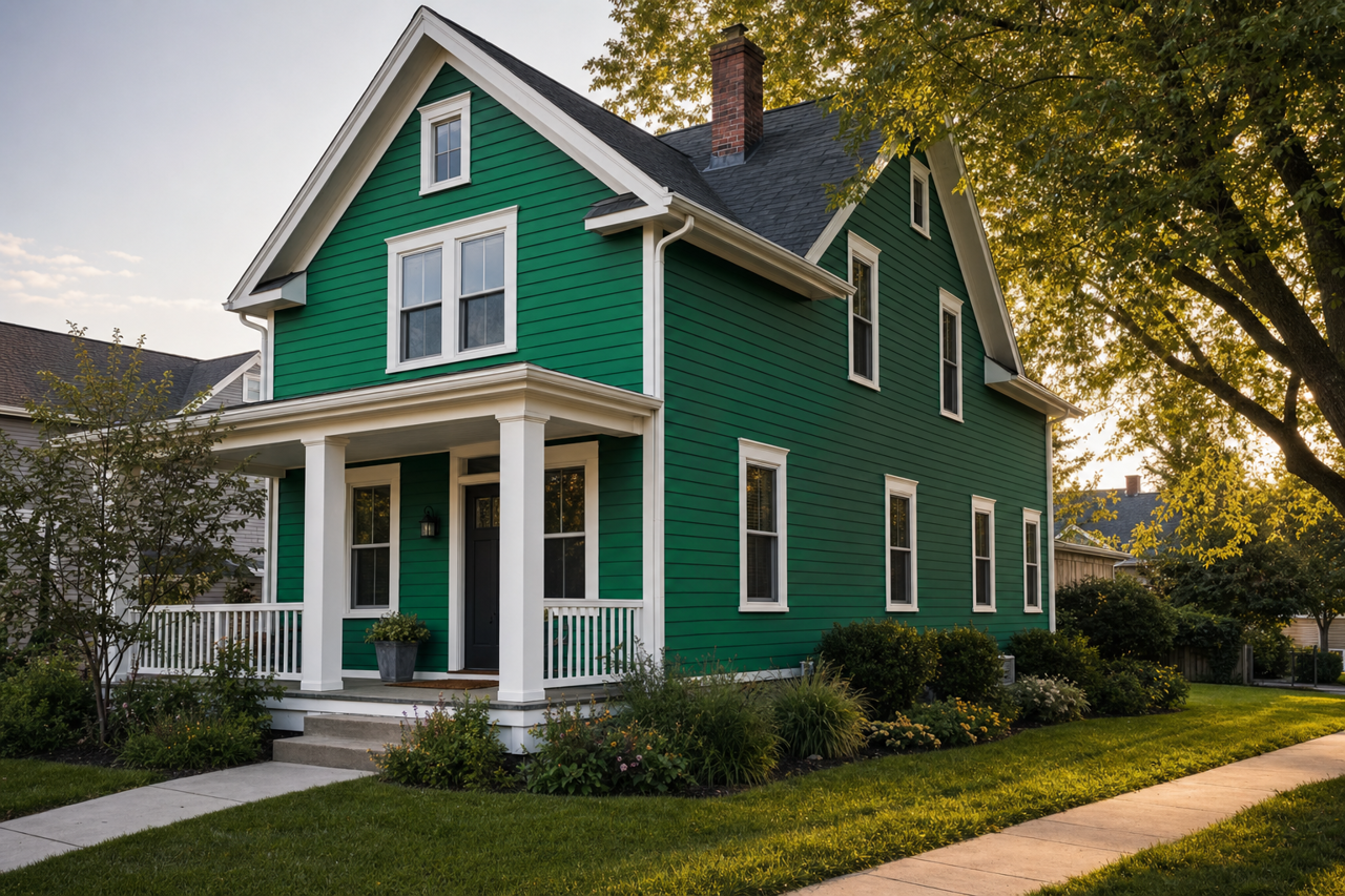 Greenbelt by Sherwin-Williams on exterior