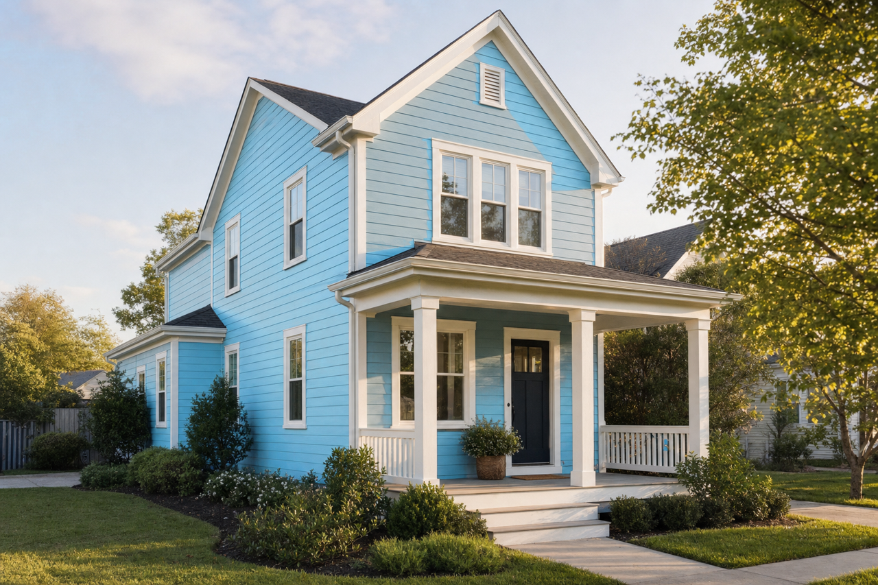 Undercool by Sherwin-Williams on exterior