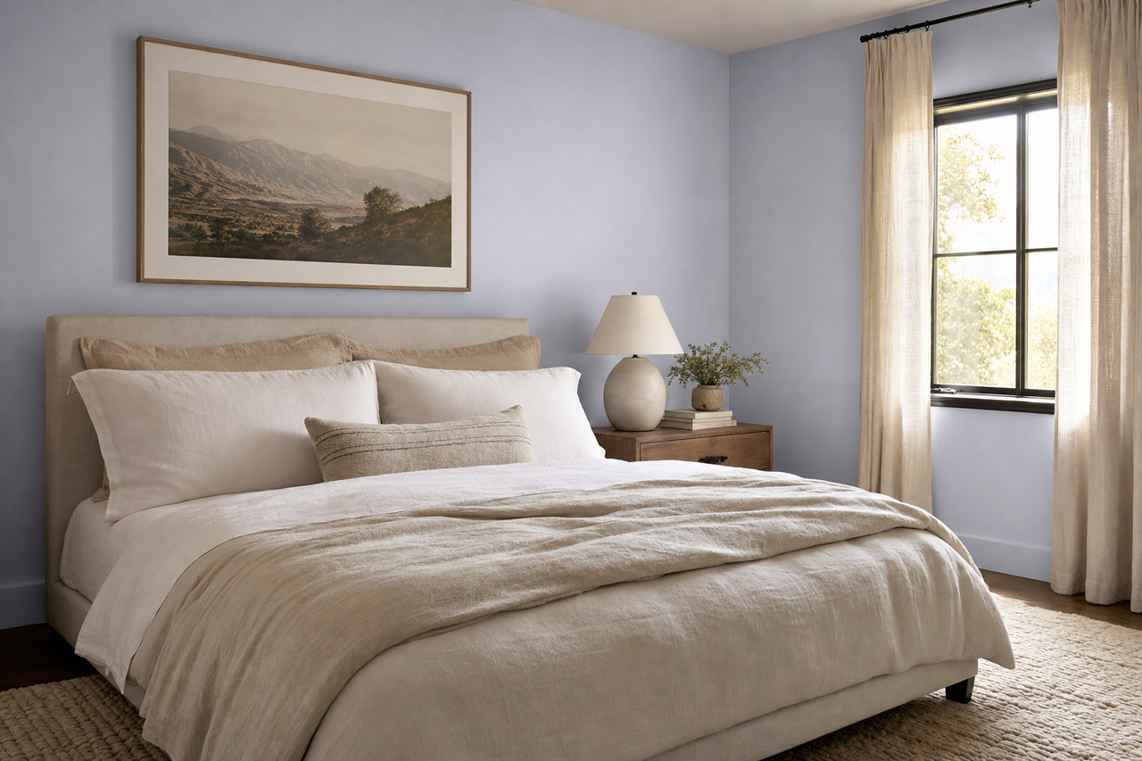 Hyacinth Tint by Sherwin-Williams on interiors