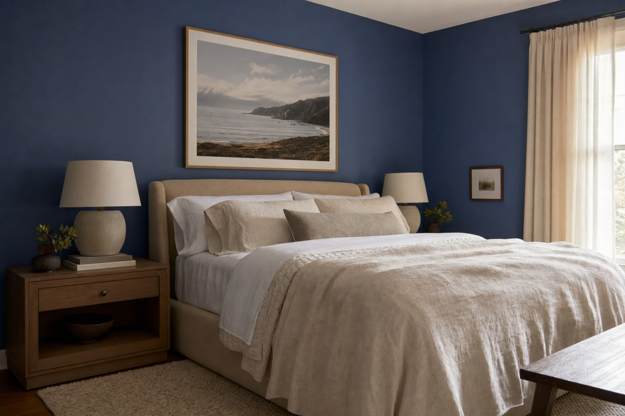 Morning Glory by Sherwin-Williams on interiors