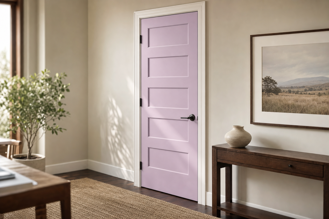 Free Spirit by Sherwin-Williams on interior-doors