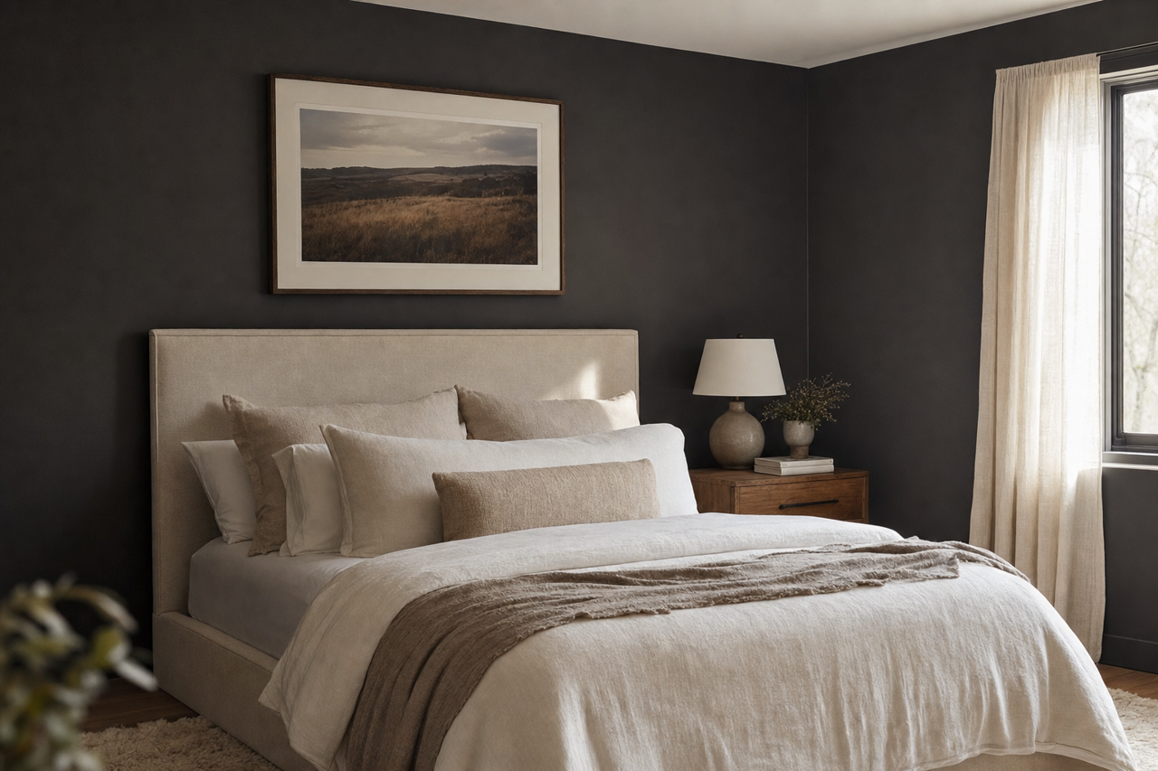 Domino by Sherwin-Williams on interiors