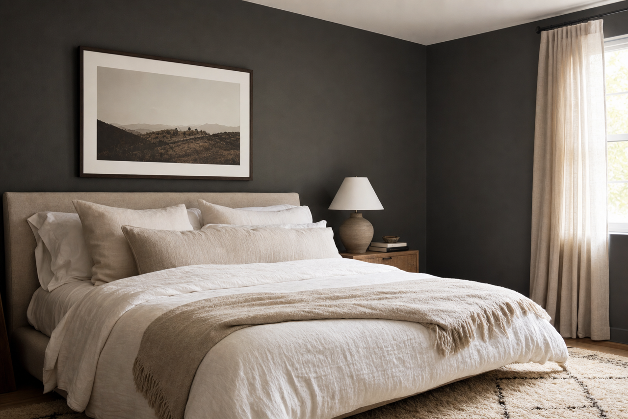 Greenblack by Sherwin-Williams on interiors