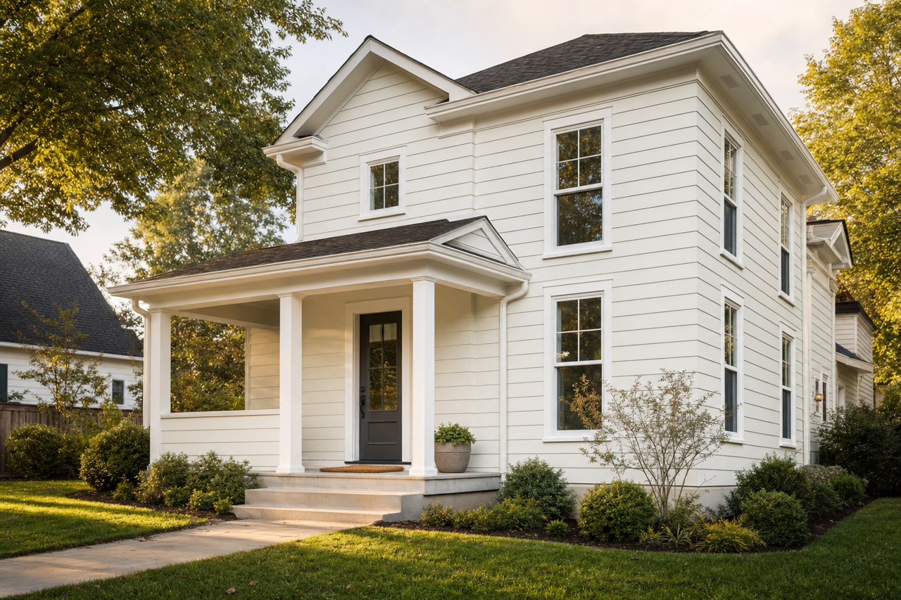 Extra White by Sherwin-Williams on exterior