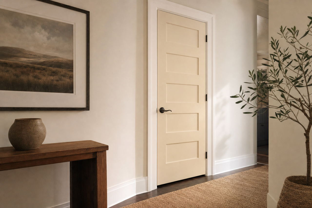 Natural Choice by Sherwin-Williams on interior-doors