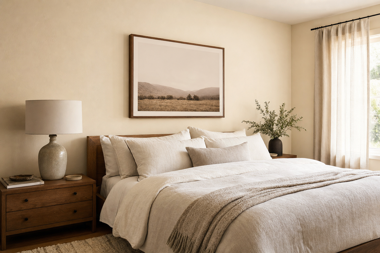 Creamy by Sherwin-Williams on interiors