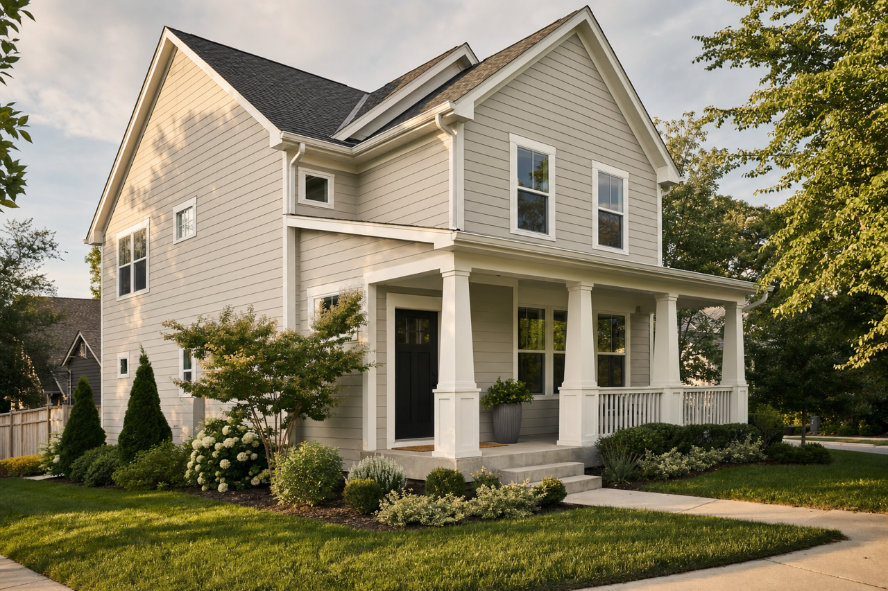 Mindful Gray by Sherwin-Williams on exterior