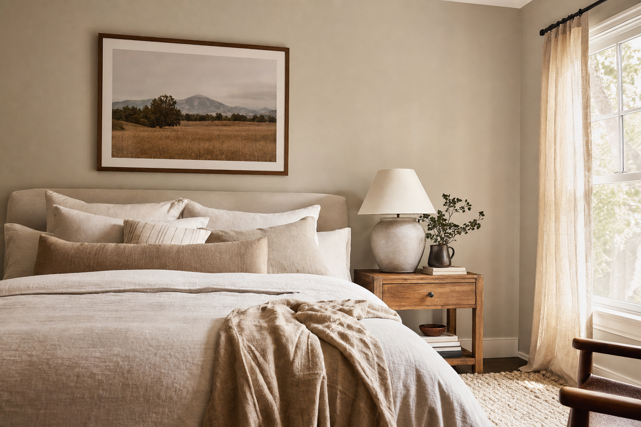 Mindful Gray by Sherwin-Williams on interiors
