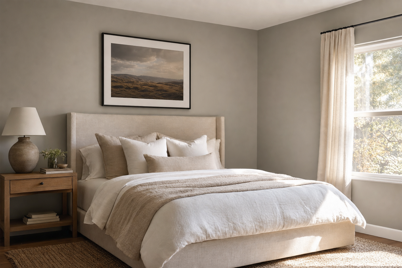 Dorian Gray by Sherwin-Williams on interiors