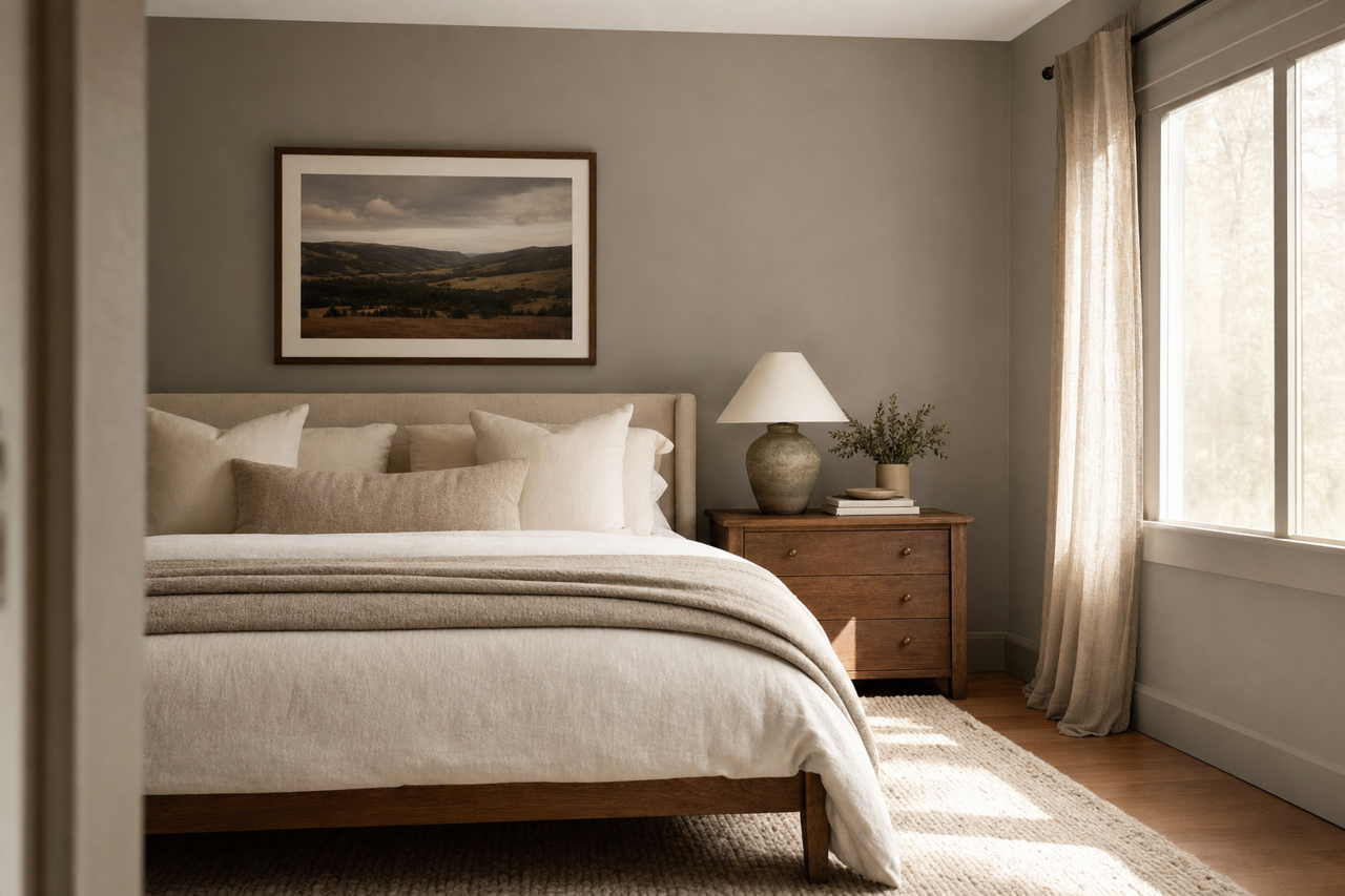 Dovetail by Sherwin-Williams on interiors