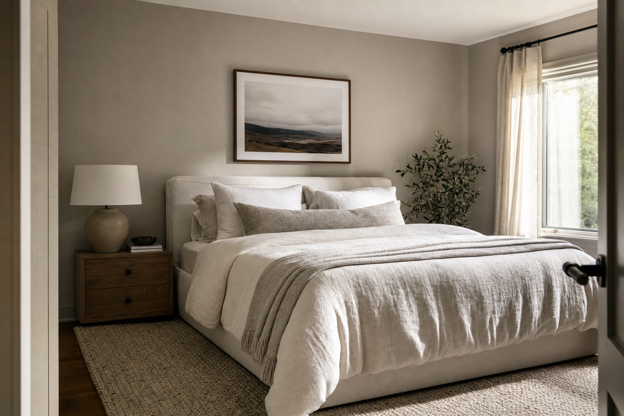 Functional Gray by Sherwin-Williams on interiors