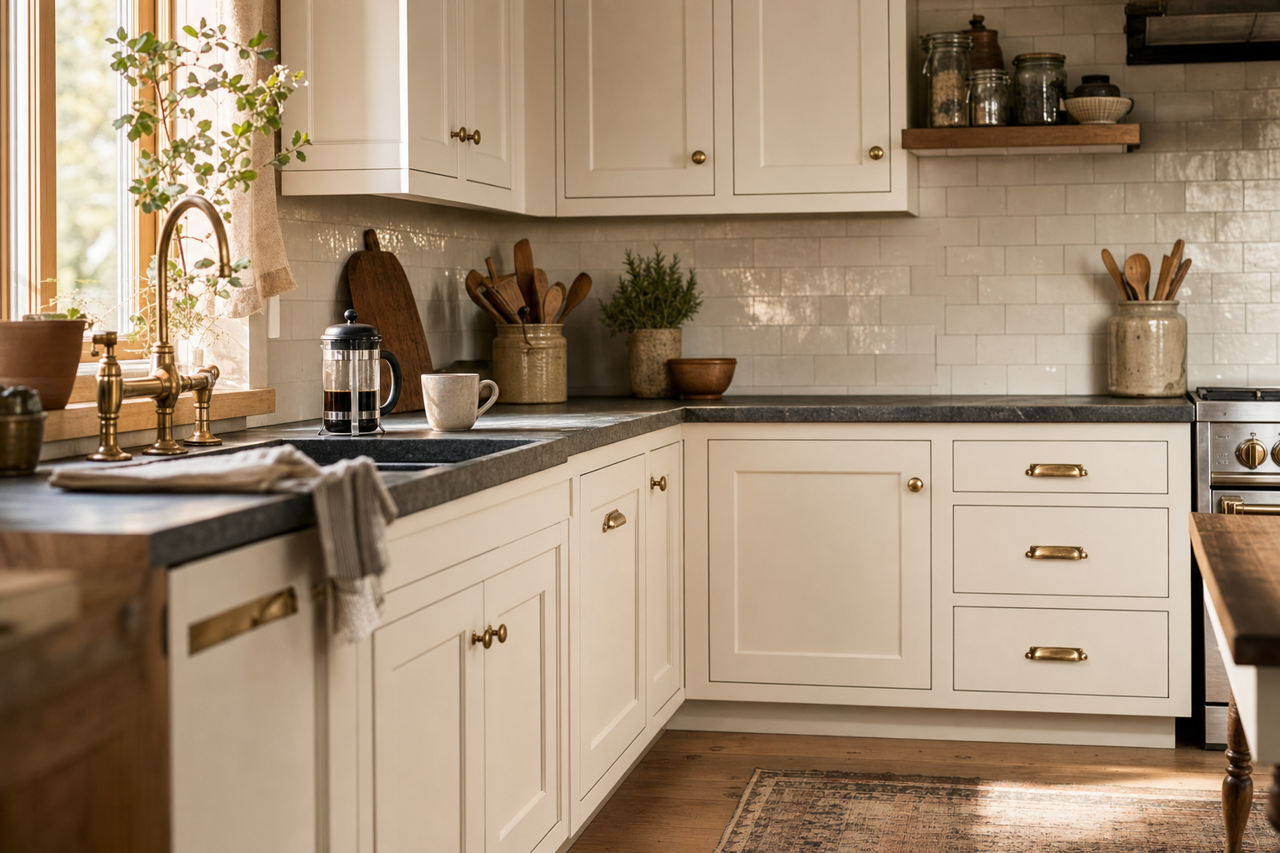 Incredible White by Sherwin-Williams on cabinets