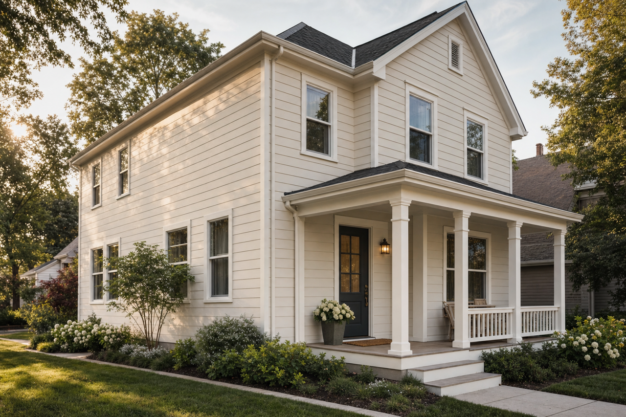 Incredible White by Sherwin-Williams on exterior