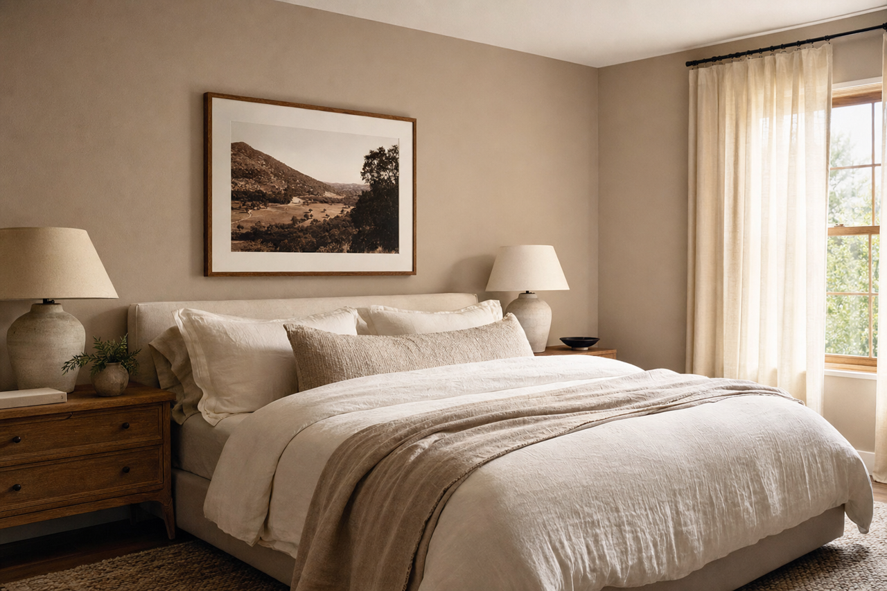 Mega Greige by Sherwin-Williams on interiors