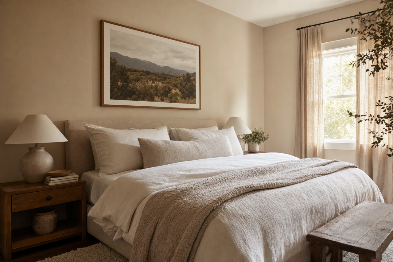 Accessible Beige by Sherwin-Williams on interiors