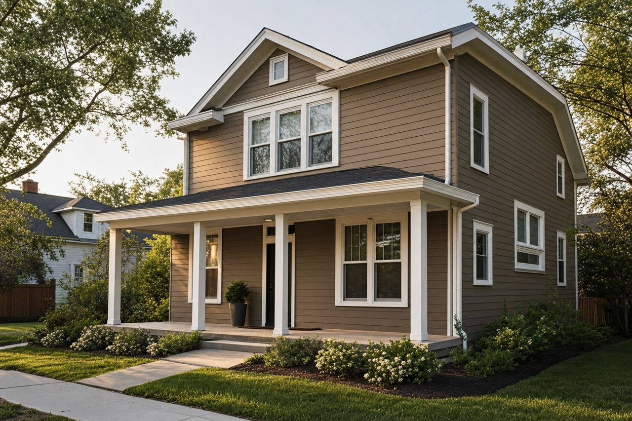 Smokehouse by Sherwin-Williams on exterior