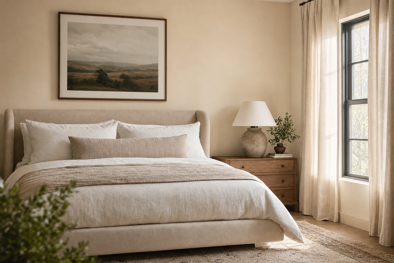 Shoji White by Sherwin-Williams on interiors