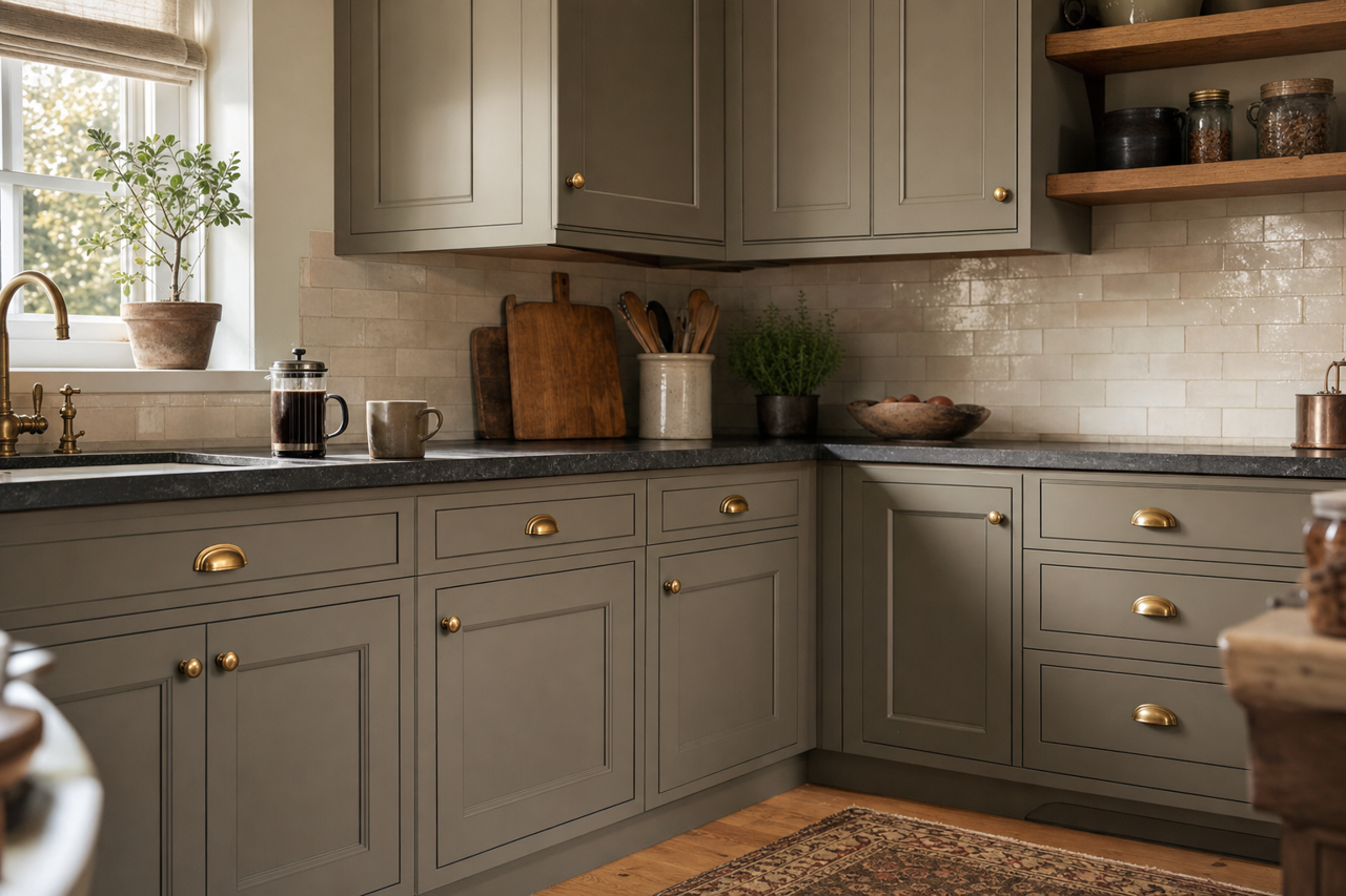 Anonymous by Sherwin-Williams on cabinets
