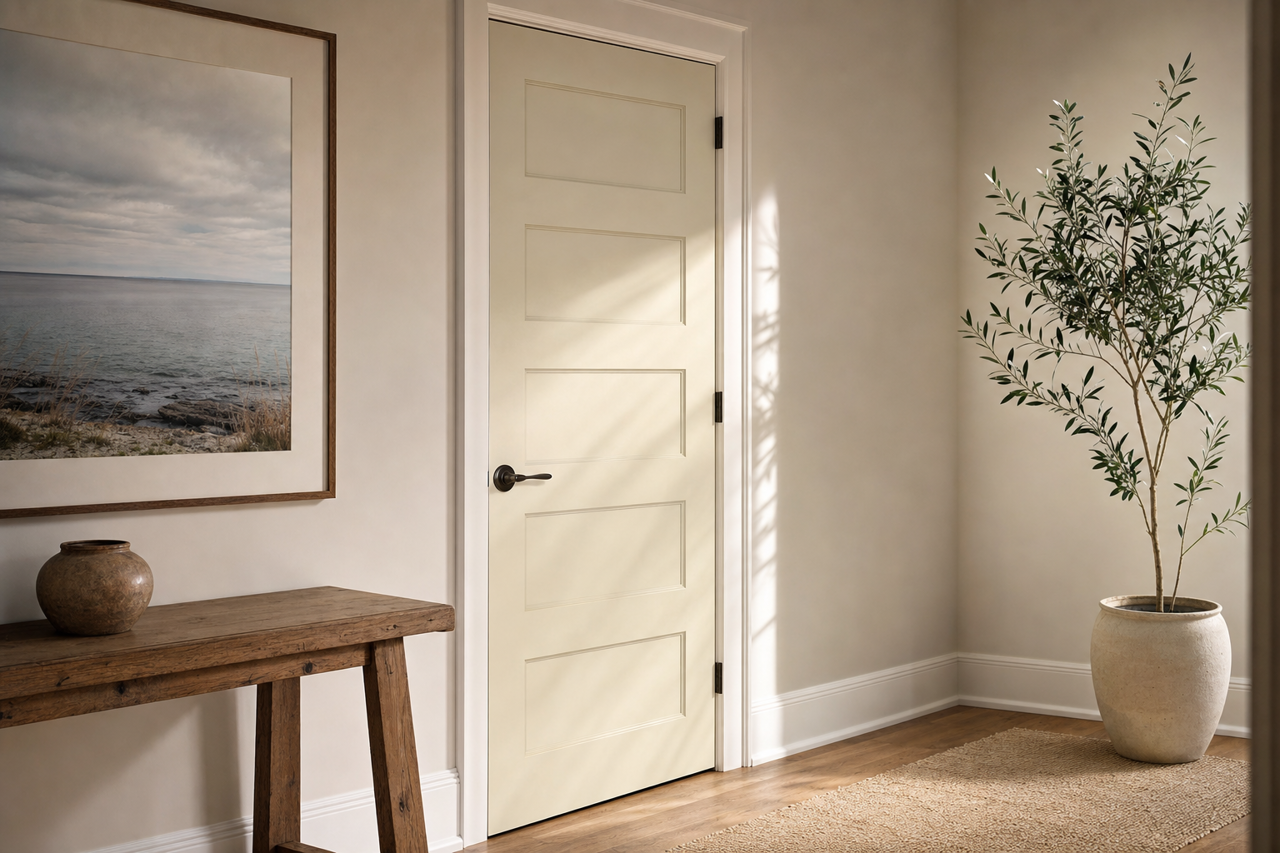 Nuance by Sherwin-Williams on interior-doors