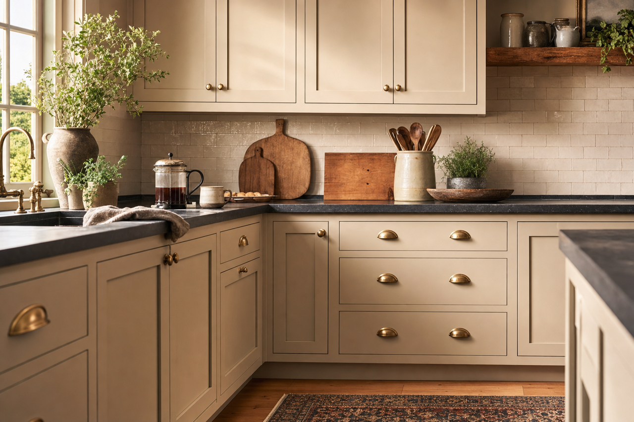 Analytical Gray by Sherwin-Williams on cabinets