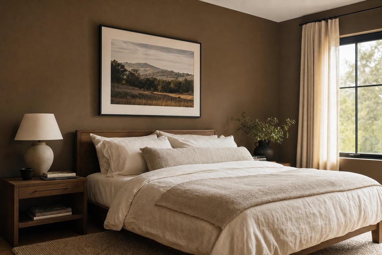 Enduring Bronze by Sherwin-Williams on interiors