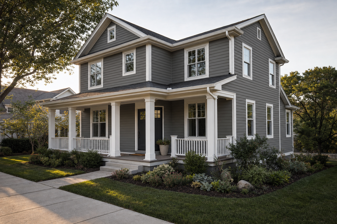 Night Owl by Sherwin-Williams on exterior