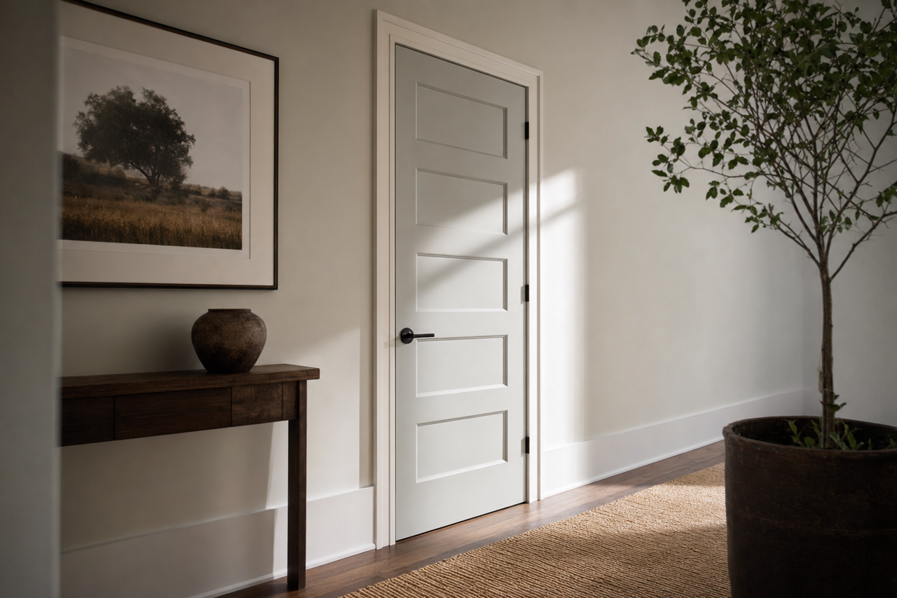 Passive by Sherwin-Williams on interior-doors