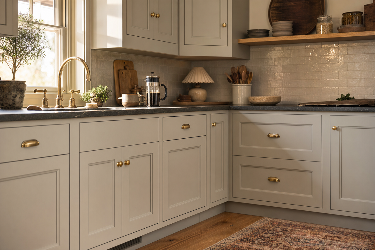 Argos by Sherwin-Williams on cabinets