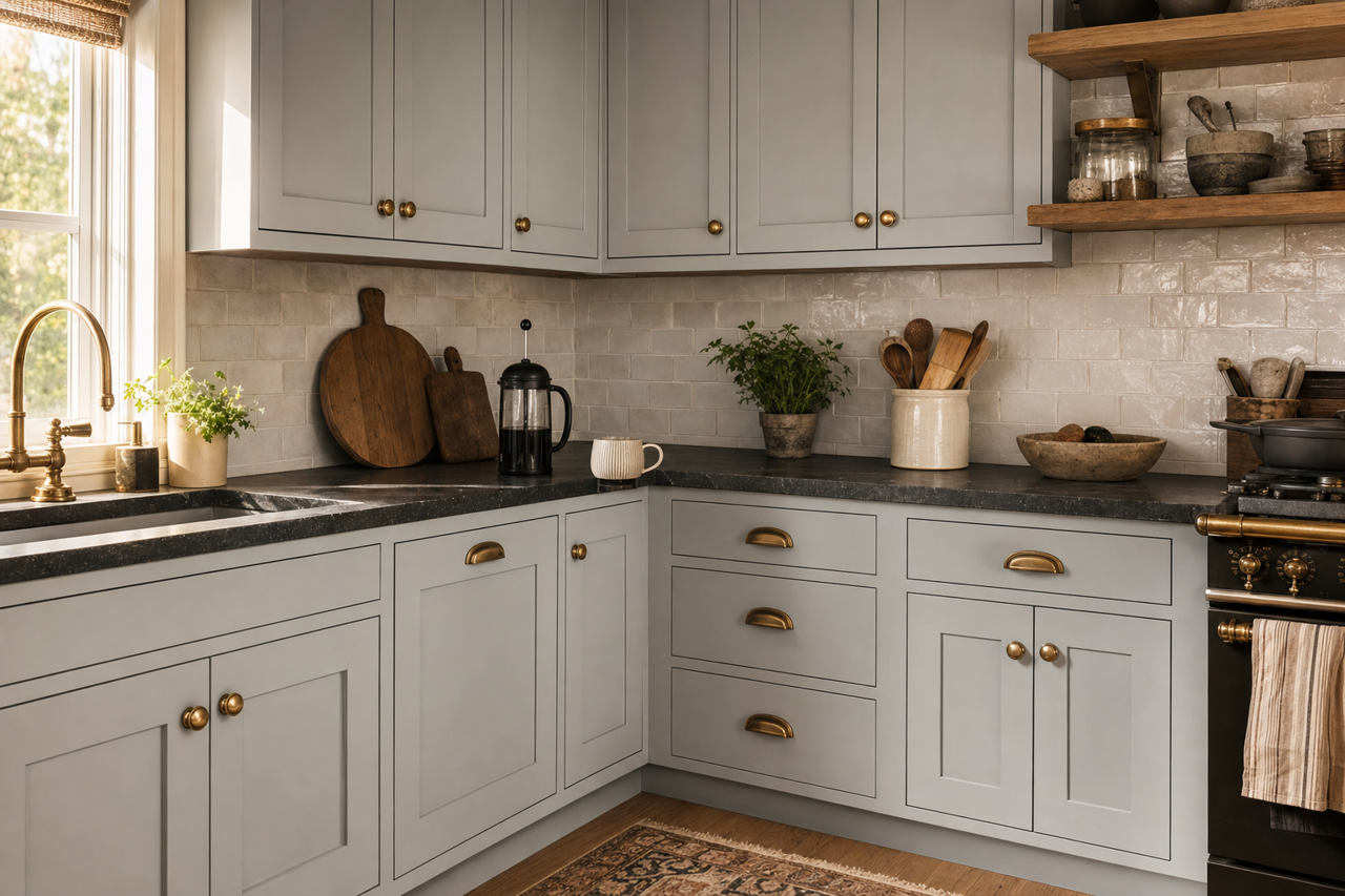 Online by Sherwin-Williams on cabinets