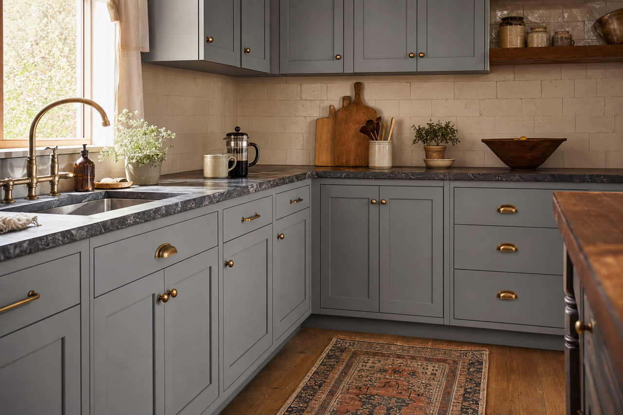Software by Sherwin-Williams on cabinets