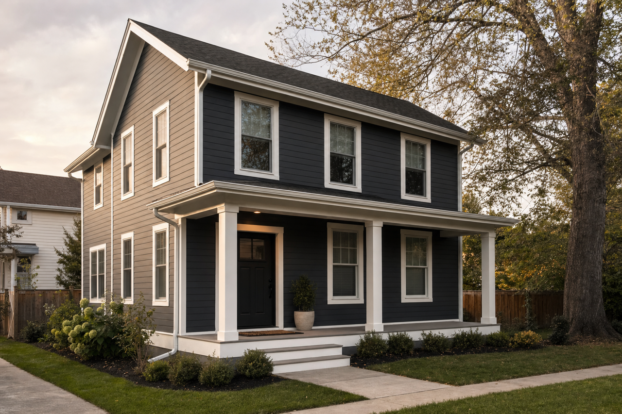 Cyberspace by Sherwin-Williams on exterior