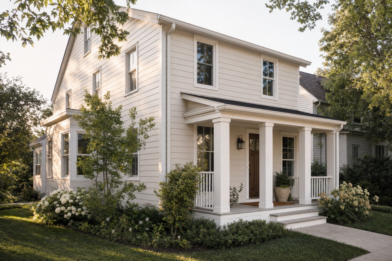 Original White by Sherwin-Williams on exterior