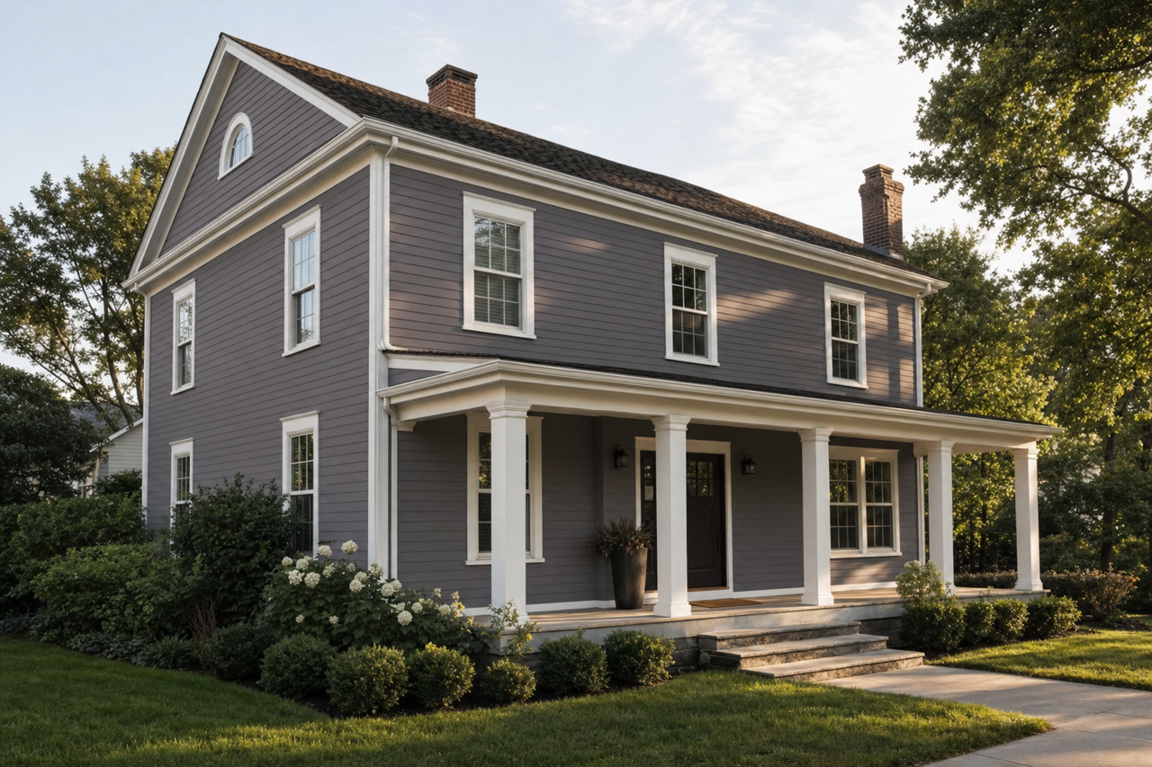Stunning Shade by Sherwin-Williams on exterior