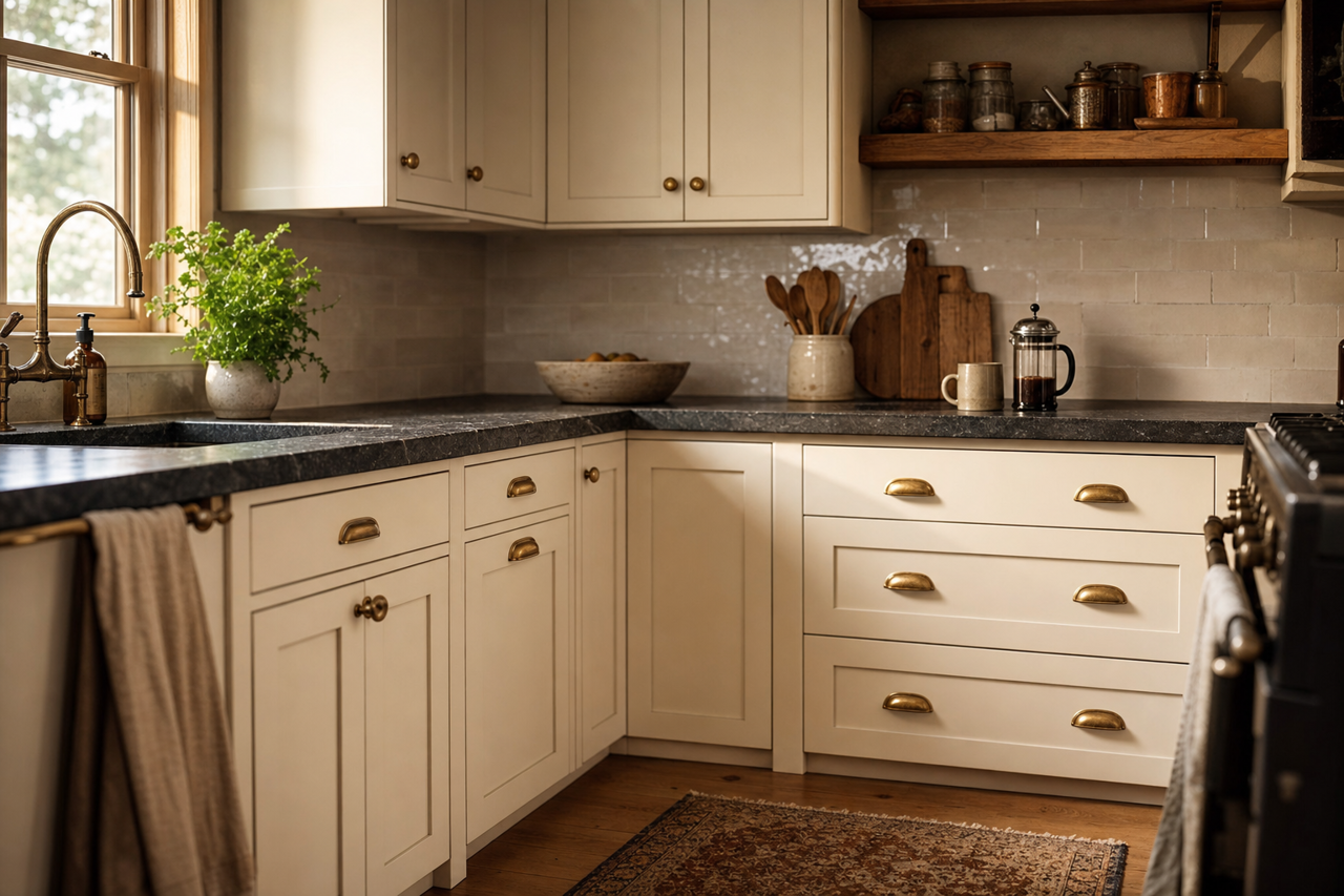 Futon by Sherwin-Williams on cabinets