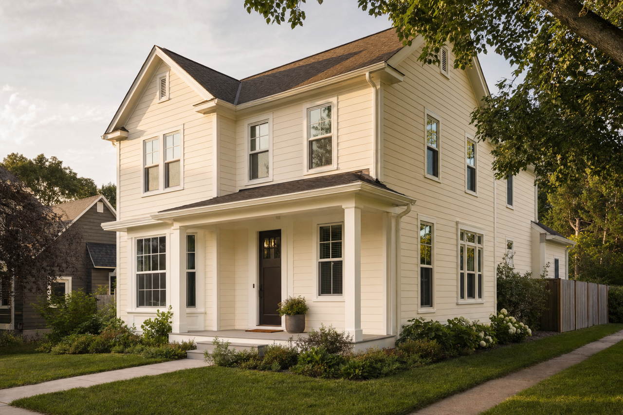White Flour by Sherwin-Williams on exterior